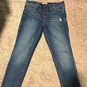 Madewell 10” High Rise Skinny Jeans